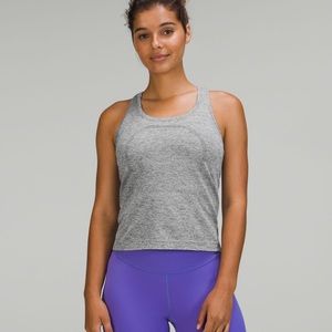 Lululemon Swiftly Grey Tech Racerback Tank Top 2.0 Race Length (Size 6)